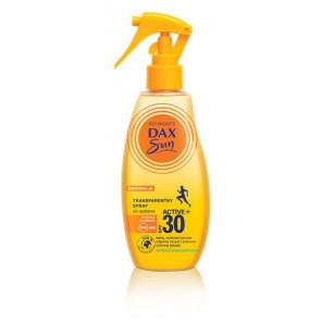 DAX Sun Active+, spray do opalania SPF30, transparentny, 200 ml - zdjęcie produktu