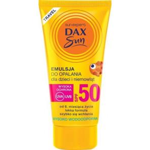 DAX Sun Travel, emulsja do opalania dla dzieci i niemowląt SPF50, 50 ml - zdjęcie produktu