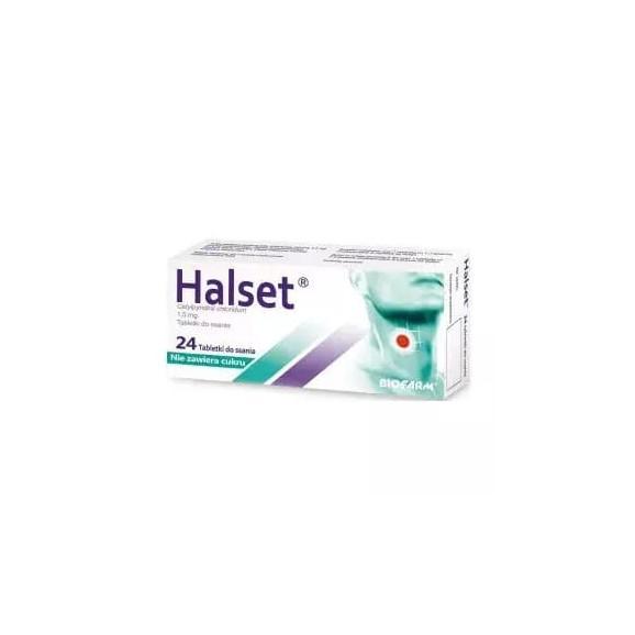 Halset, 1,5 mg, tabletki do ssania bez cukru, 24 szt. Halset, 1,5 mg, tabletki do ssania bez cukru, 24 szt. - zdjęcie produktu