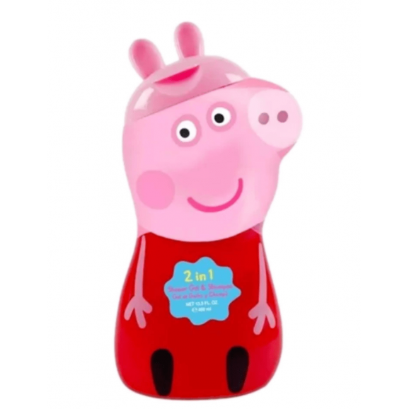 Air-Val Szampon do włosów-Żel pod prysznic 400ml Peppa Pig – dla dzieci - zdjęcie produktu