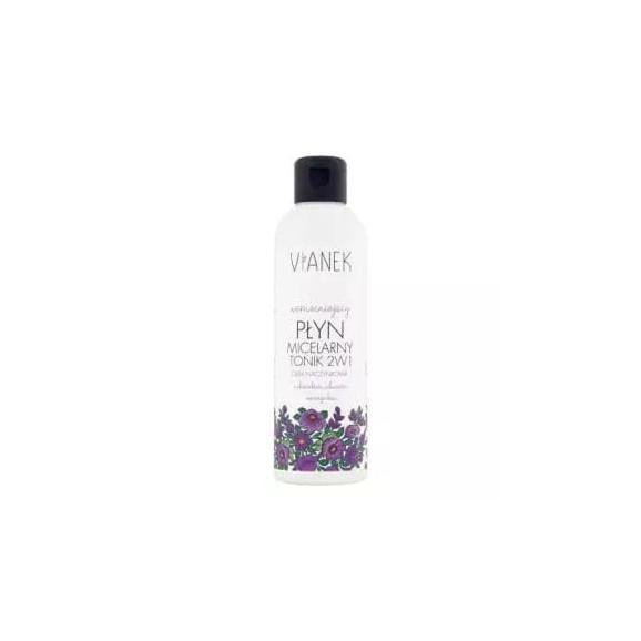 Vianek, wzmacniający płyn micelarny-tonik 2w1, cera naczynkowa, 200 ml Vianek, wzmacniający płyn micelarny-tonik 2w1, cera naczynkowa, 200 ml - zdjęcie produktu