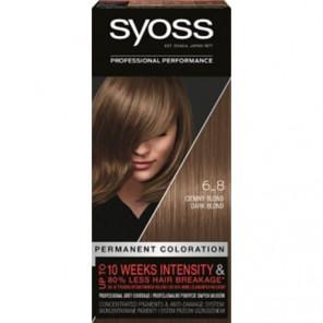 Farba do włosów Syoss Permanent Coloration, Ciemny Blond 6-8, 1 szt. - zdjęcie produktu