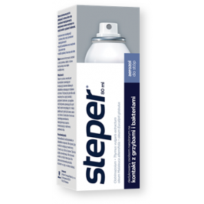 Steper, aerozol do stóp i paznokci, przeciwgrzybiczy, 80 ml - zdjęcie produktu