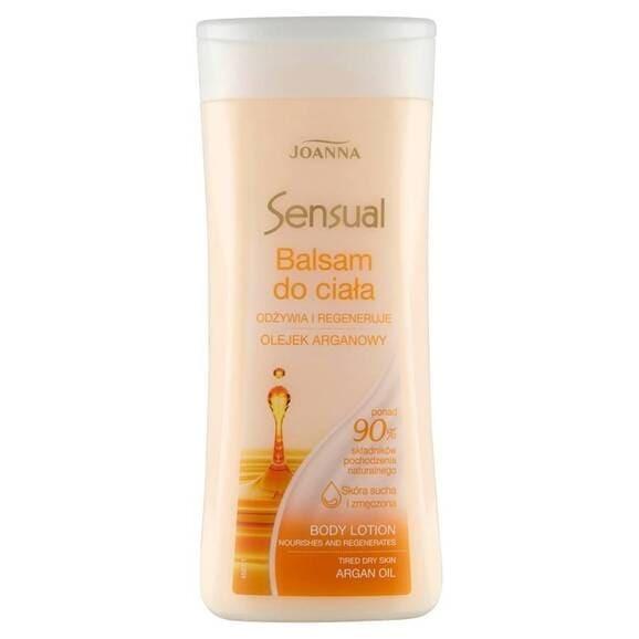 Joanna Sensual, balsam do ciała z olejkiem arganowym, 200 g Joanna Sensual, balsam do ciała z olejkiem arganowym, 200 g - zdjęcie produktu