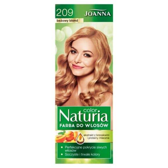 Farba do włosów Joanna Naturia, 209 Beżowy Blond, 1 szt. Farba do włosów Joanna Naturia, 209 Beżowy Blond, 1 szt. - zdjęcie produktu