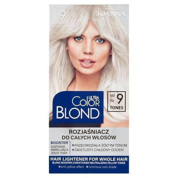 Rozjaśniacz do całych włosów Joanna Ultra Color Blond do 9 tonów, kremowy, 1 szt. Rozjaśniacz do całych włosów Joanna Ultra Color Blond do 9 tonów, kremowy, 1 szt. - zdjęcie produktu