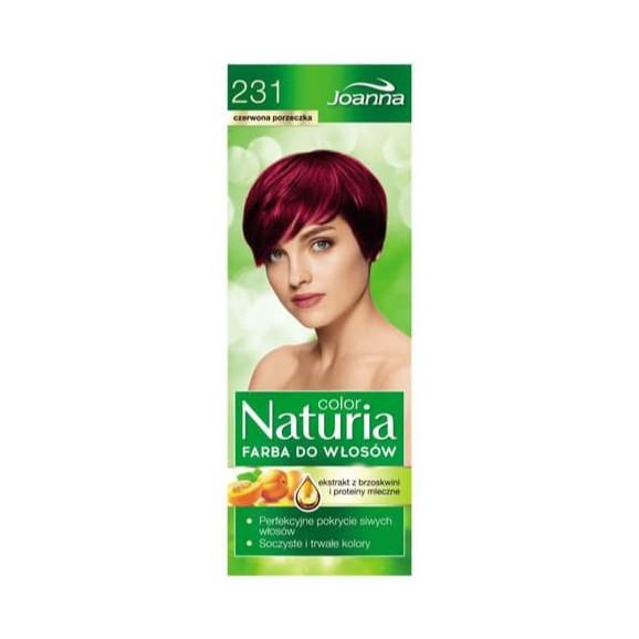 Farba do włosów Joanna Naturia, 231 Czerwona Porzeczka, 1 szt. Farba do włosów Joanna Naturia, 231 Czerwona Porzeczka, 1 szt. - zdjęcie produktu