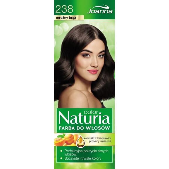 Farba do włosów Joanna Naturia, 238 Mroźny Brąz, 1 szt. Farba do włosów Joanna Naturia, 238 Mroźny Brąz, 1 szt. - zdjęcie produktu