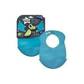 Tommee Tippee, śliniak silikonowy zwijany Roll'n'Go, 1szt. - zdjęcie produktu