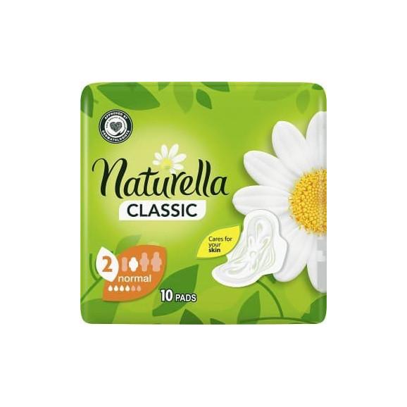 Podpaski ze skrzydełkami, Naturella Classic Normal, 10 szt. Podpaski ze skrzydełkami, Naturella Classic Normal, 10 szt. - zdjęcie produktu