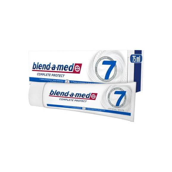 Blend-a-med Complete Protect 7 Crystal White, wybielająca pasta do zębów, 75 ml Blend-a-med Complete Protect 7 Crystal White, wybielająca pasta do zębów, 75 ml - zdjęcie produktu