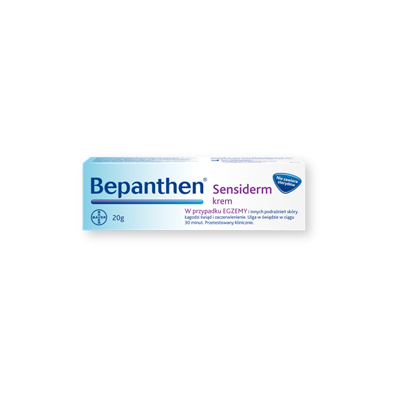 Bepanthen Sensiderm, krem, 20 g Bepanthen Sensiderm, krem, 20 g - zdjęcie produktu