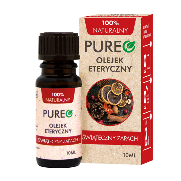 Pureo, olejek eteryczny świąteczny zapach, 10 ml