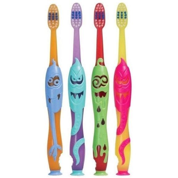 Elgydium Kids Monster, szczoteczka do zębów dla dzieci 2-6 lat, 1 szt. - zdjęcie produktu