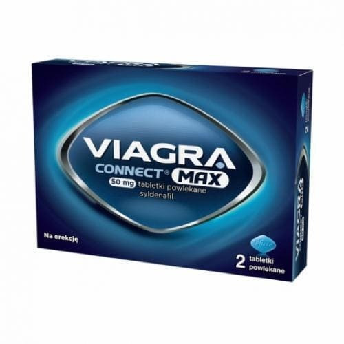 Viagra Connect Max, 50 mg, tabletki powlekane, 2 szt.