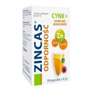 Zincas Odporność, kapsułki, 30 szt. - zdjęcie produktu