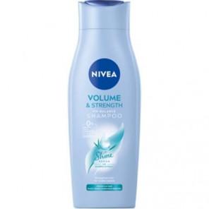 Nivea, Szampon do włosów cienkich i bez objętości Volume & Strenght, 400 ml - zdjęcie produktu