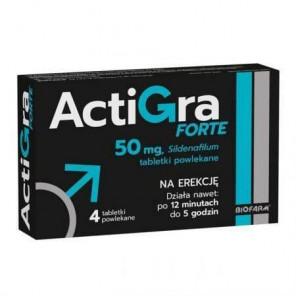 Actigra Forte 50 mg, tabletki, 4 szt. - zdjęcie produktu