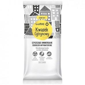 Luba Comfort, ściereczki antybakteryjne uniwersalne, kwasek cytrynowy, 24 szt. - zdjęcie produktu