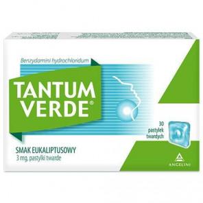 TANTUM VERDE, smak eukaliptusowy, 30 pastylek - zdjęcie produktu