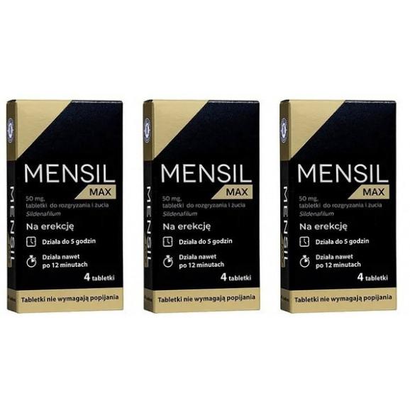 Mensil Max 50 mg, tabletki do żucia, 12 szt. Mensil Max 50 mg, tabletki do żucia, 12 szt. - zdjęcie produktu