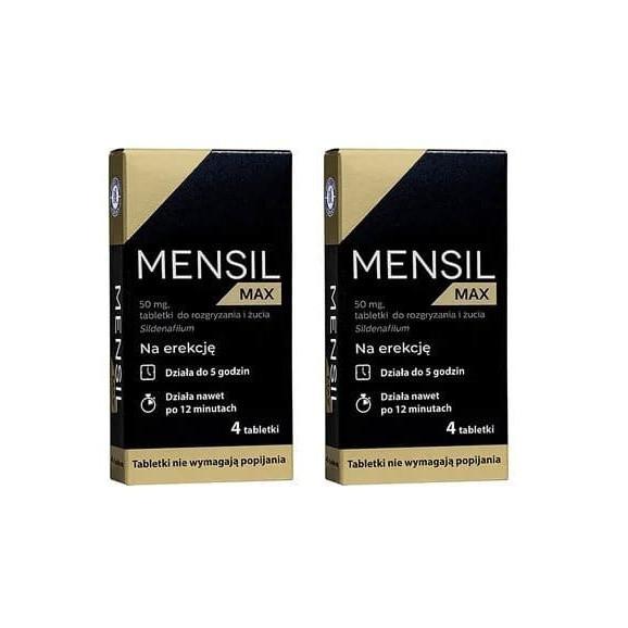 Mensil Max 50 mg, tabletki do żucia, 8 szt. Mensil Max 50 mg, tabletki do żucia, 8 szt. - zdjęcie produktu