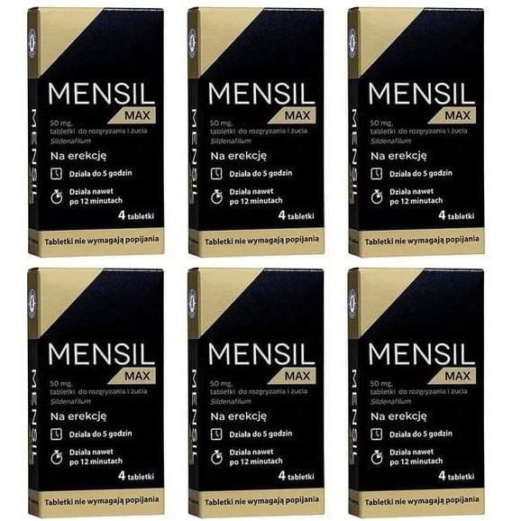 Mensil Max 50 mg, tabletki do żucia, 24 szt. Mensil Max 50 mg, tabletki do żucia, 24 szt. - zdjęcie produktu