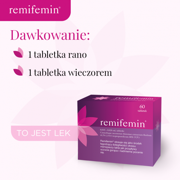Remifemin, tabletki, 60 szt. - zdjęcie produktu