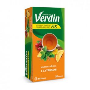 Verdin fix z cytrusami, kompozycja 6 ziół, saszetki, 20 szt. - zdjęcie produktu