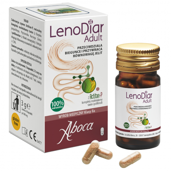 Lenodiar Adult, kapsułki, 20 szt. Lenodiar Adult, kapsułki, 20 szt. - zdjęcie produktu