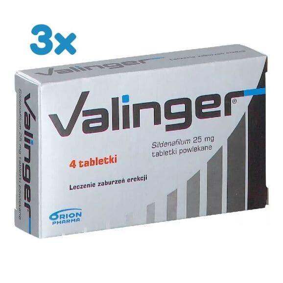 Valinger, 25 mg, tabletki powlekane, 12 szt. Valinger, 25 mg, tabletki powlekane, 12 szt. - zdjęcie produktu