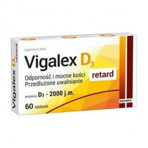Vigalex D3 2000j.m., tabletki, 60 szt. - zdjęcie produktu