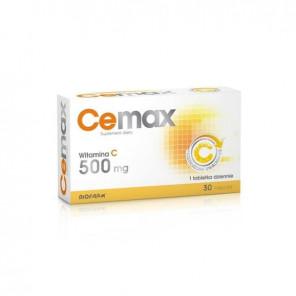 Cemax, witamina C 500 mg, tabletki, 30 szt. - zdjęcie produktu
