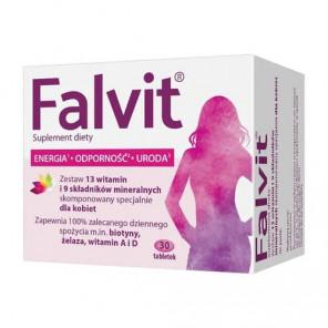 Falvit, tabletki drażowane, 30 szt. - zdjęcie produktu
