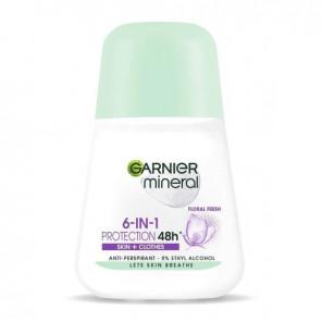 Antyperspirant Garnier Mineral, Floral Fresh, roll-on, 50 ml - zdjęcie produktu