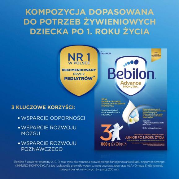 Bebilon Advance 3, proszek, 1000 g - zdjęcie produktu