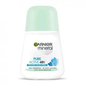 Antyperspirant Garnier Mineral, Pure Active, roll-on, 50 ml - zdjęcie produktu
