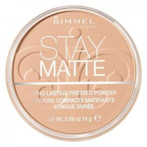 Rimmel Stay Matte, puder prasowany, 005 SILKY BEIGE, 14 g, 1 szt. - zdjęcie produktu