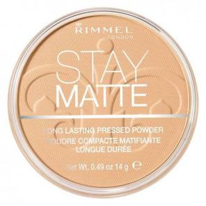 Rimmel Stay Matte, puder prasowany, 006 WARM BEIGE, 14 g, 1 szt. - zdjęcie produktu
