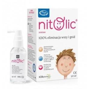 Pipi Nitolic, zestaw przeciw wszawicy, 50 ml, 1 szt. - zdjęcie produktu