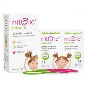 Pipi Nitolic, gumki do włosów przeciw wszawicy, 4 szt. - zdjęcie produktu