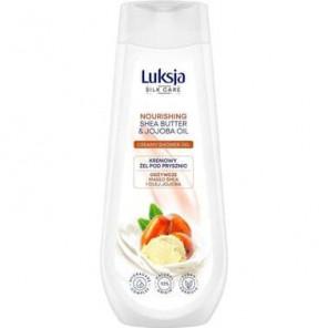 Luksja Silk Care Kremowy, żel pod prysznic, odżywcze masło shea i olej jojoba, 500 ml - zdjęcie produktu