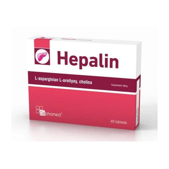 Cephamed Hepalin, tabletki, 40 szt. Cephamed Hepalin, tabletki, 40 szt. - zdjęcie produktu