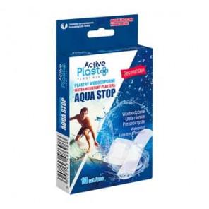 Plastry ActivePlast Firstaid Aqua Stop, wodoodporne, MIX, 10 szt. - zdjęcie produktu