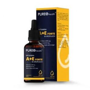 Pureo Health Witamina A+E Forte, krople, 30 ml - zdjęcie produktu