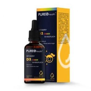 Pureo Health Witamina D3 Junior, krople, 30 ml - zdjęcie produktu
