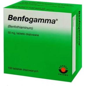 Benfogamma 50 mg, tabletki drażowane, 100 szt. - zdjęcie produktu