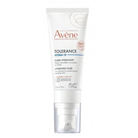 Avene Tolerance Hydra-10, nawilżający fluid do twarzy, 40 ml Avene Tolerance Hydra-10, nawilżający fluid do twarzy, 40 ml - zdjęcie produktu