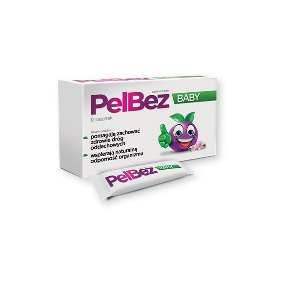 Pelbez Baby, proszek w saszetkach, 12 szt. Pelbez Baby, proszek w saszetkach, 12 szt. - zdjęcie produktu