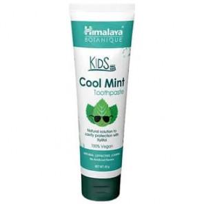 Himalaya Botanique Kids, botaniczna pasta do zębów dla dzieci, bez fluoru, Cool Mint, 80 g - zdjęcie produktu